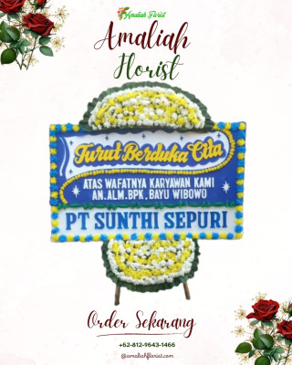 Papan Bunga Duka di Kelapa Gading