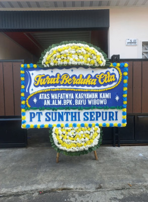 Papan Bunga Duka di Kelapa Gading