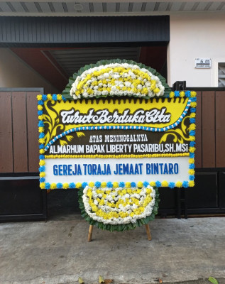 Papan Bunga Duka di Kelapa Gading